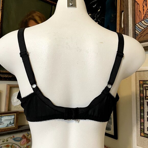 Wacoal Black La Femme Plunge Underwire Molded Cup T-Shirt Bra 36C - Picture 3 of 7